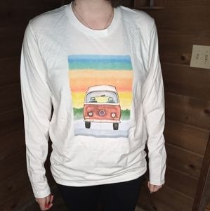 VW Van Water Color Serengetee Tee